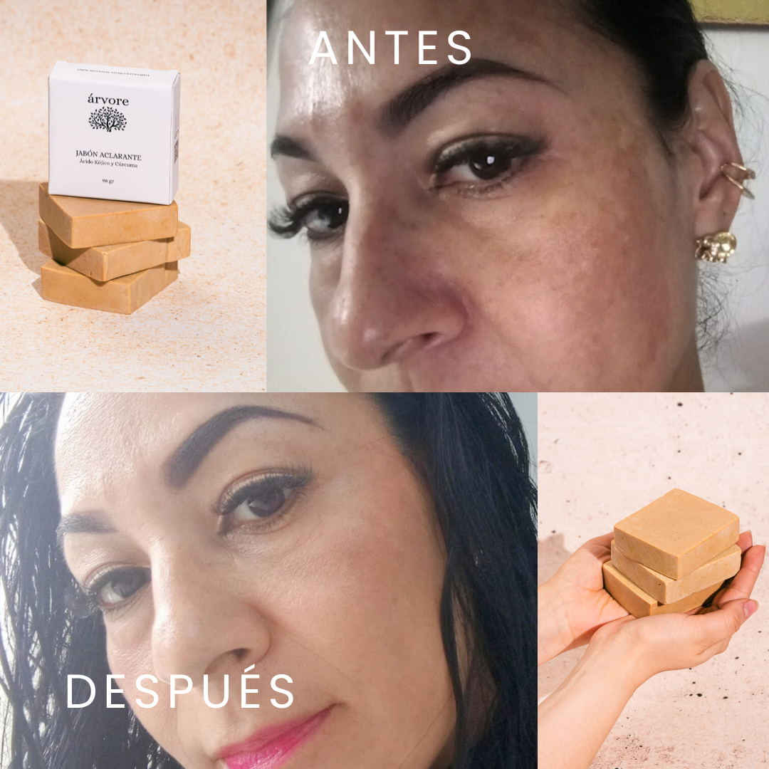 Jabón en barra Aclarante con Cúrcuma y Ácido Kójico