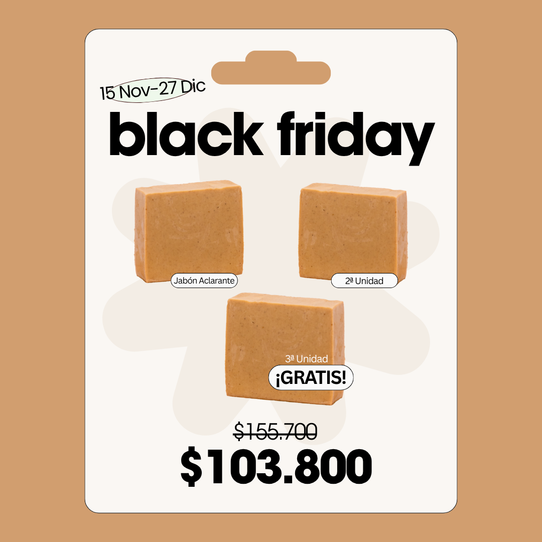 Jabón Aclarante con Cúrcuma y Ácido Kójico