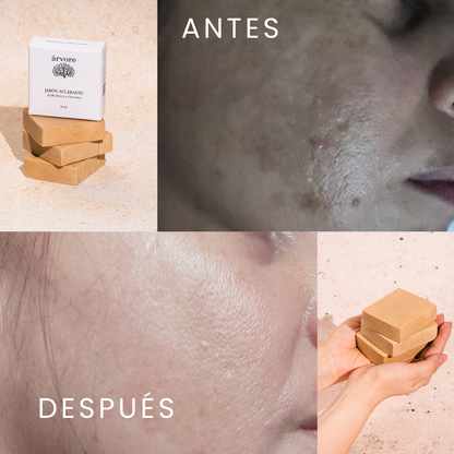 Jabón Aclarante con Cúrcuma y Ácido Kójico