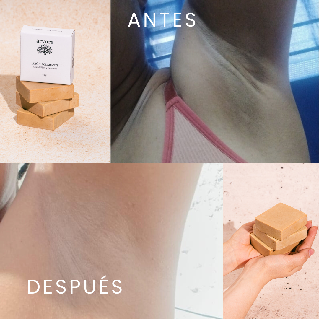 Jabón Aclarante con Cúrcuma y Ácido Kójico