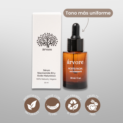 Aceite facial equilibrante árvore