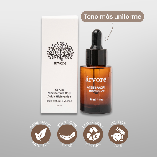 Aceite facial equilibrante árvore