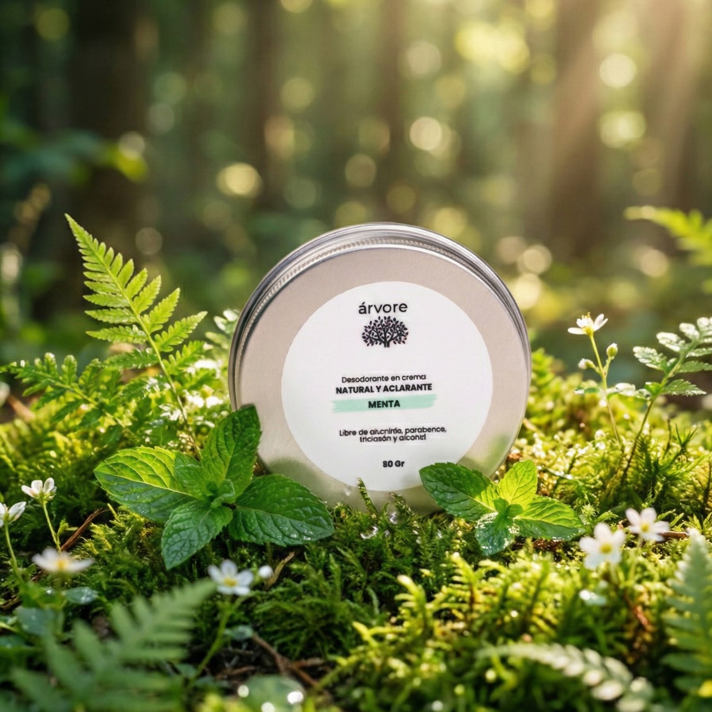 Desodorante árvore totalmente natural