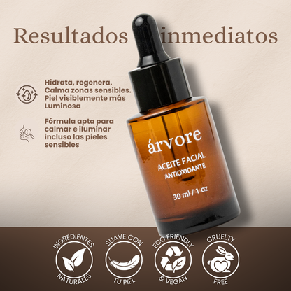 Aceite facial equilibrante árvore
