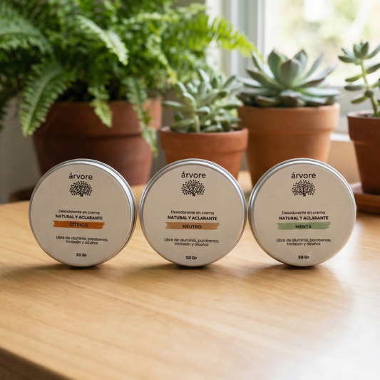 paneo 3 tipos de desodorante arvore